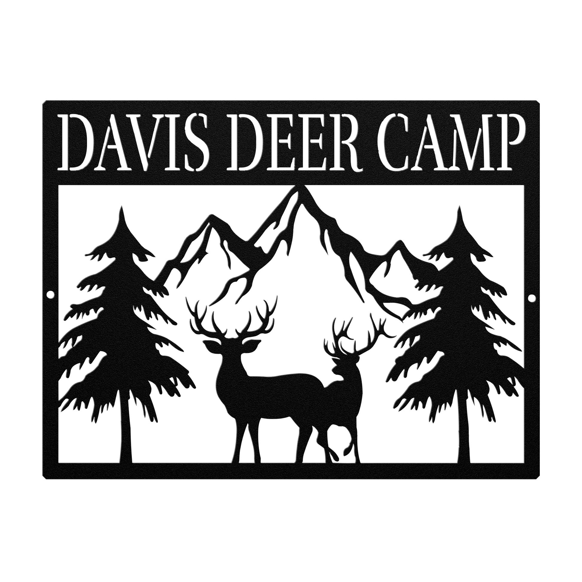 Deer Camp Metal Sign - MISSIRON