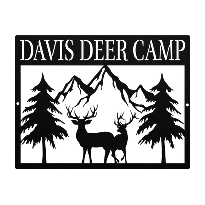 Deer Camp Metal Sign - MISSIRON