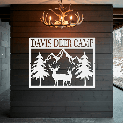 Deer Camp Metal Sign - MISSIRON
