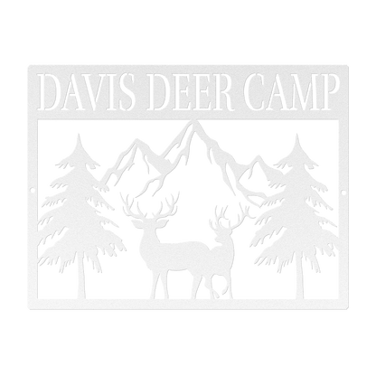 Deer Camp Metal Sign - MISSIRON