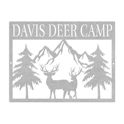 Deer Camp Metal Sign - MISSIRON