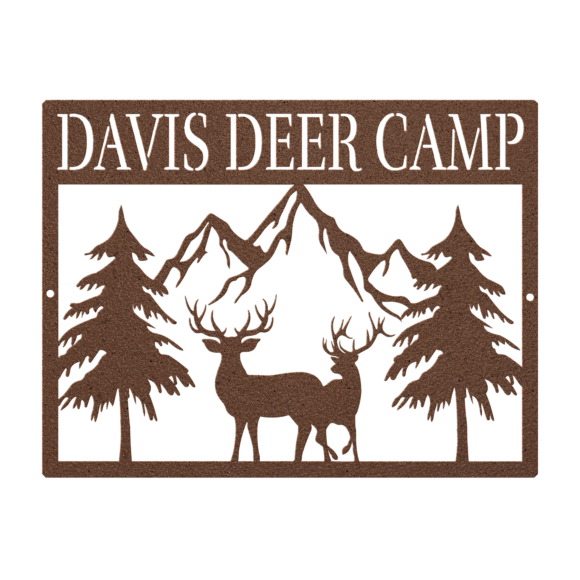Deer Camp Metal Sign - MISSIRON
