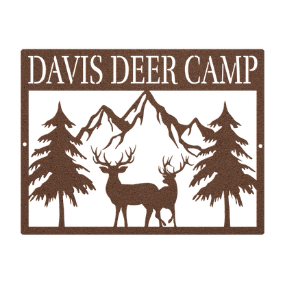 Deer Camp Metal Sign - MISSIRON