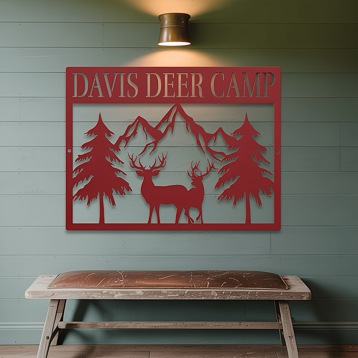 Deer Camp Metal Sign - MISSIRON