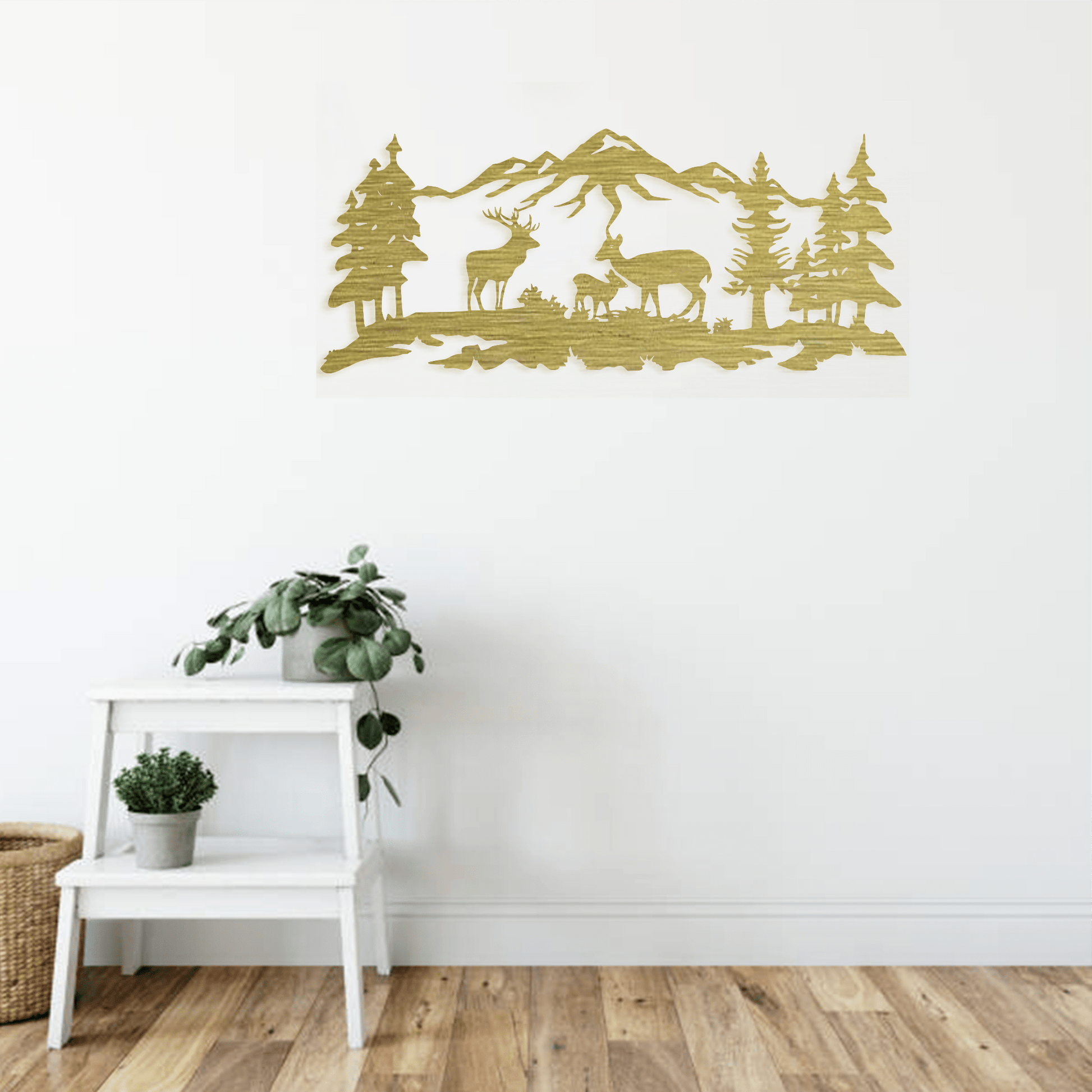 Deer Grazing - Metal Wall Art - MISSIRON