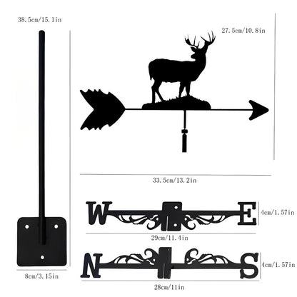 Deer Stainless Steel Weathervane - MISSIRON