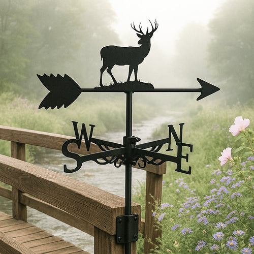 Deer Stainless Steel Weathervane - MISSIRON