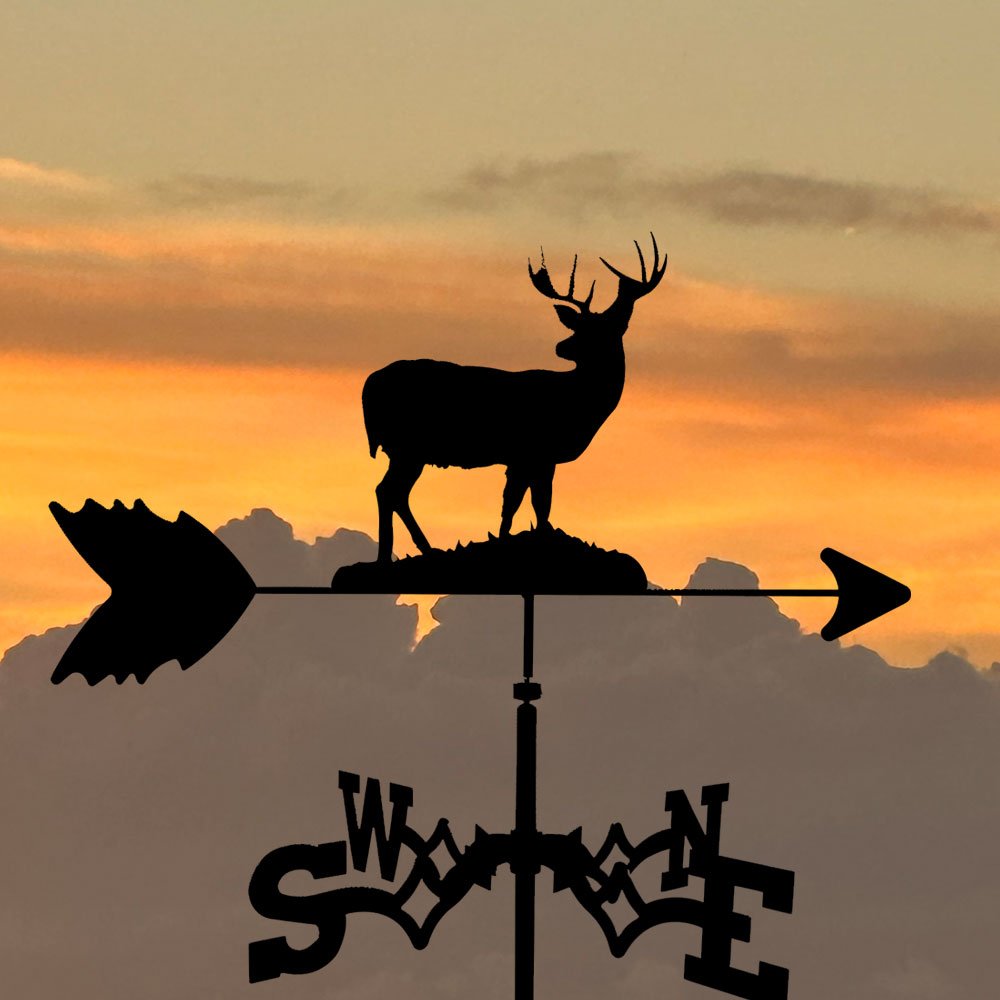 Deer Stainless Steel Weathervane - MISSIRON