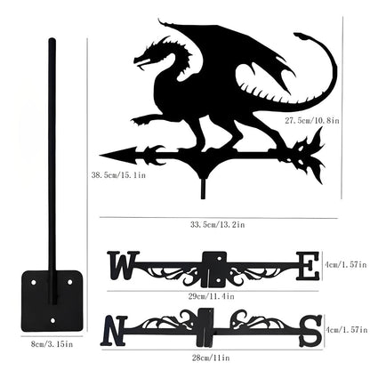 Dragon Stainless Steel Weathervane - MISSIRON