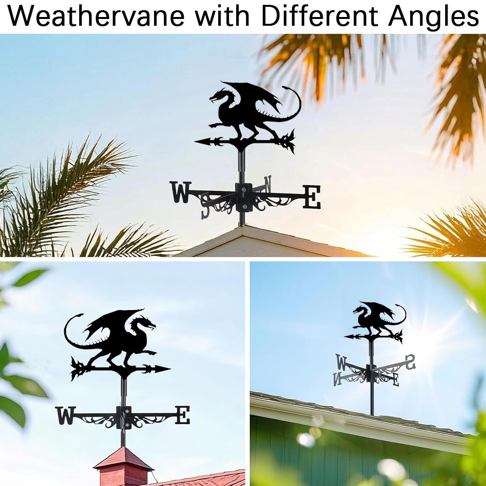 Dragon Stainless Steel Weathervane - MISSIRON