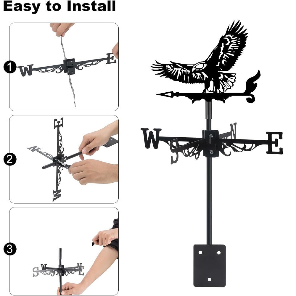 Eagle Stainless Steel Weathervane - MISSIRON