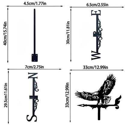 Eagle Stainless Steel Weathervane - MISSIRON