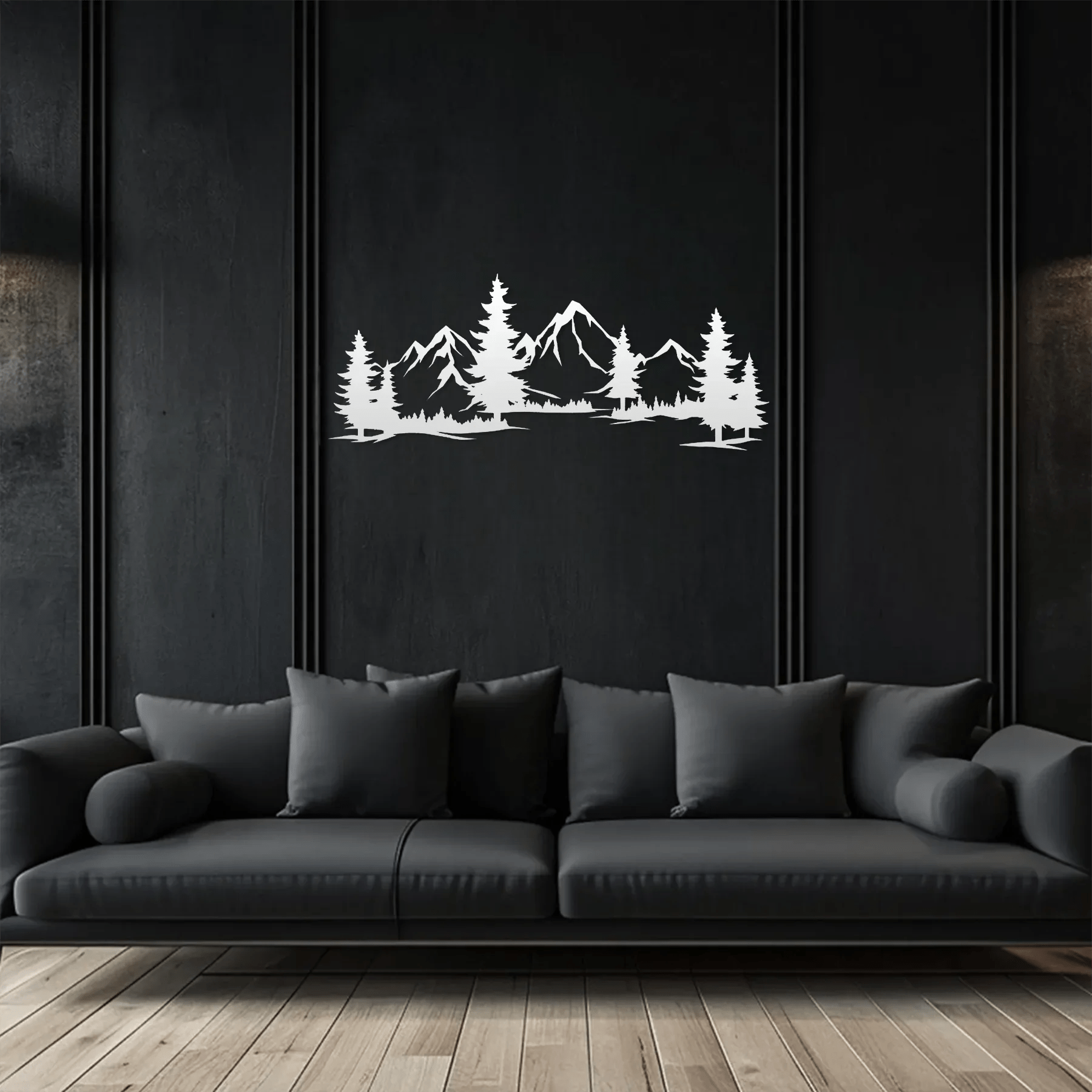 Evergreen Peaks Wall Art - MISSIRON
