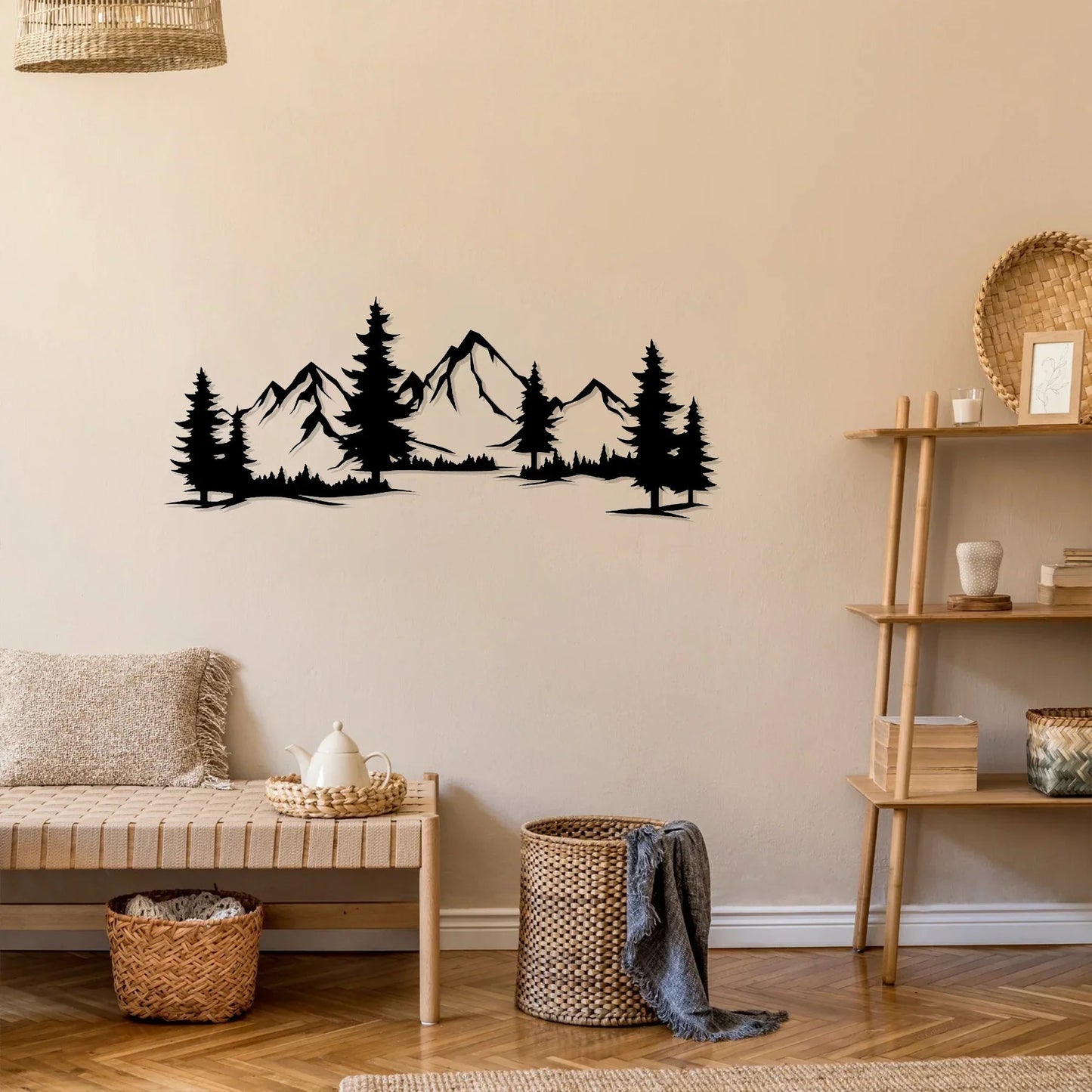 Evergreen Peaks Wall Art - MISSIRON