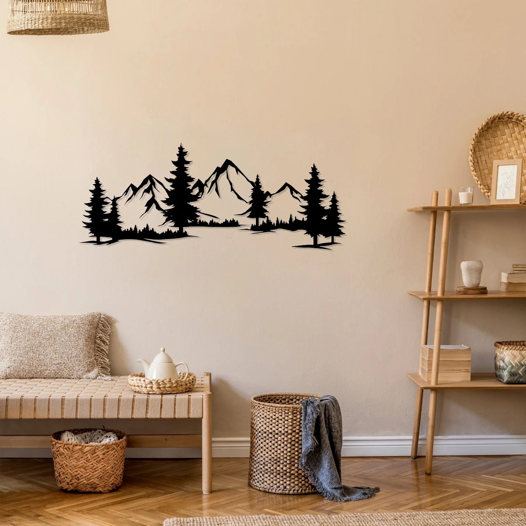 Evergreen Peaks Wall Art - MISSIRON