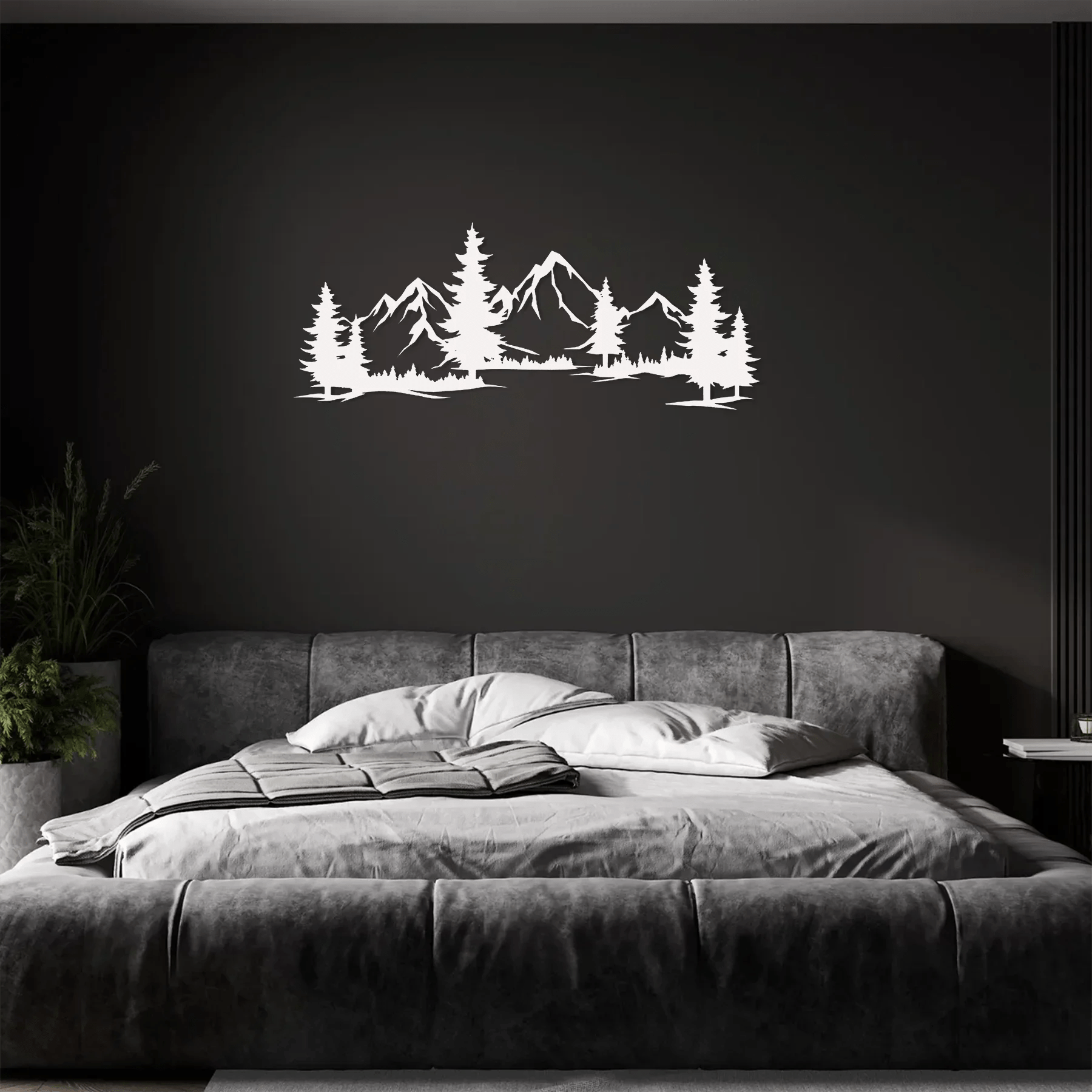 Evergreen Peaks Wall Art - MISSIRON