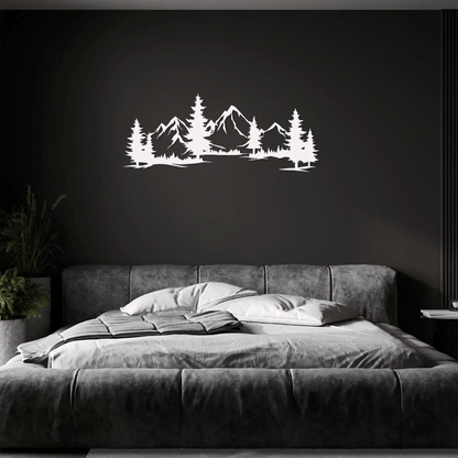Evergreen Peaks Wall Art - MISSIRON