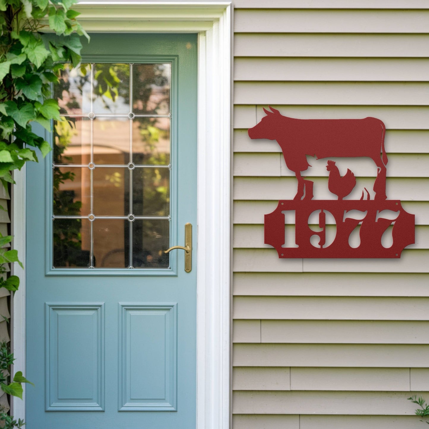 Farm Animals Address Sign - MISSIRON