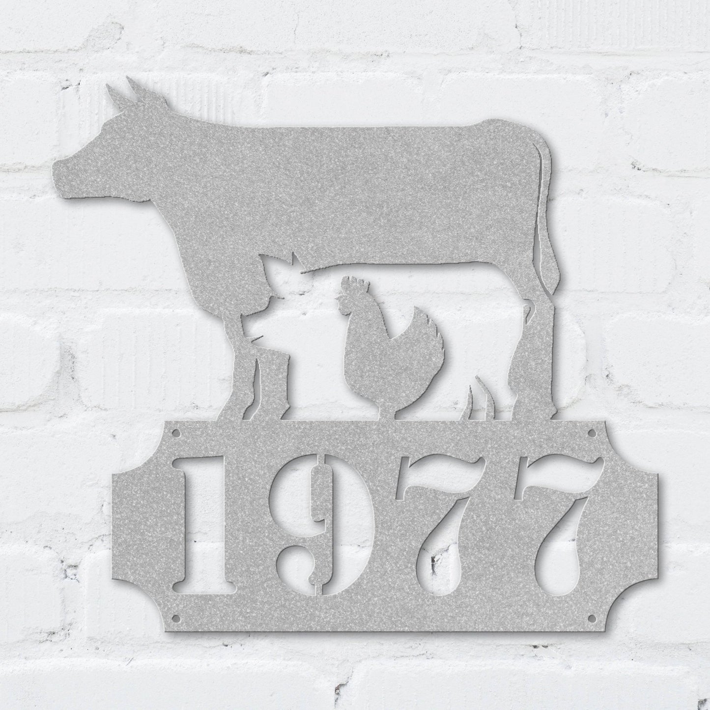 Farm Animals Address Sign - MISSIRON