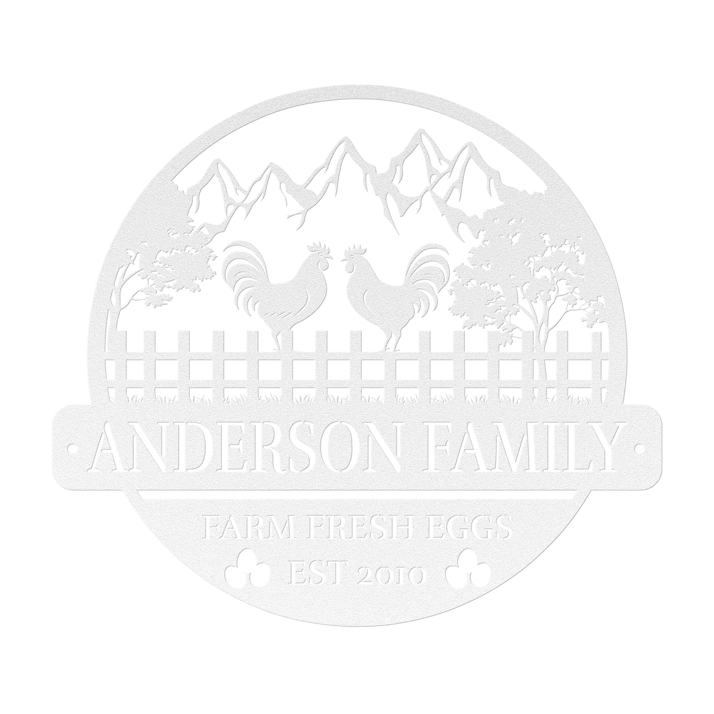 Farm Fresh Eggs Metal Sign - MISSIRON