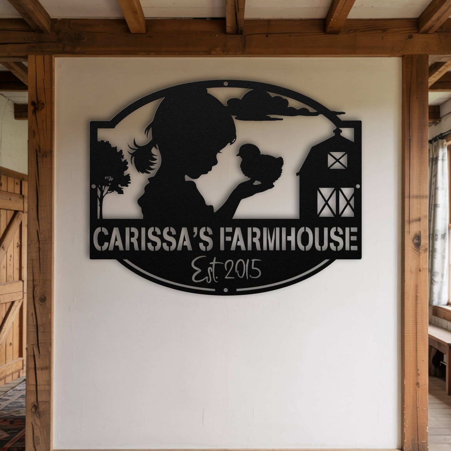 Farm Girl And Chick - MISSIRON