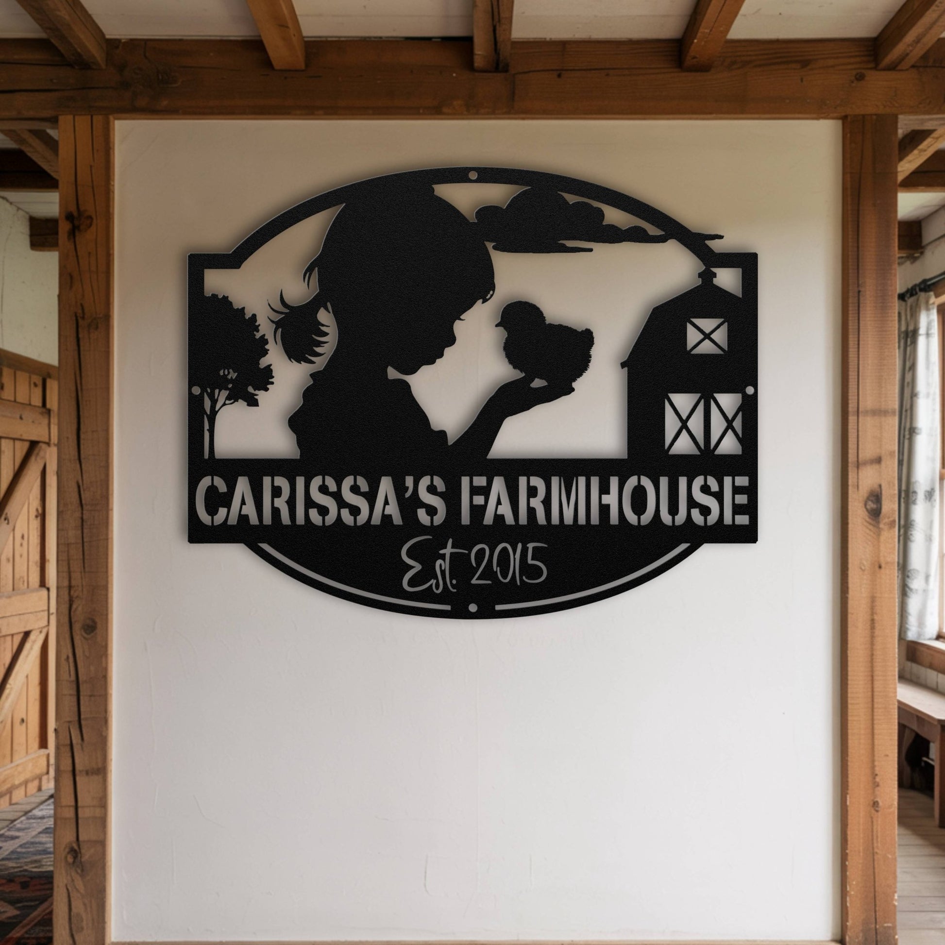 Farm Girl And Chick - MISSIRON