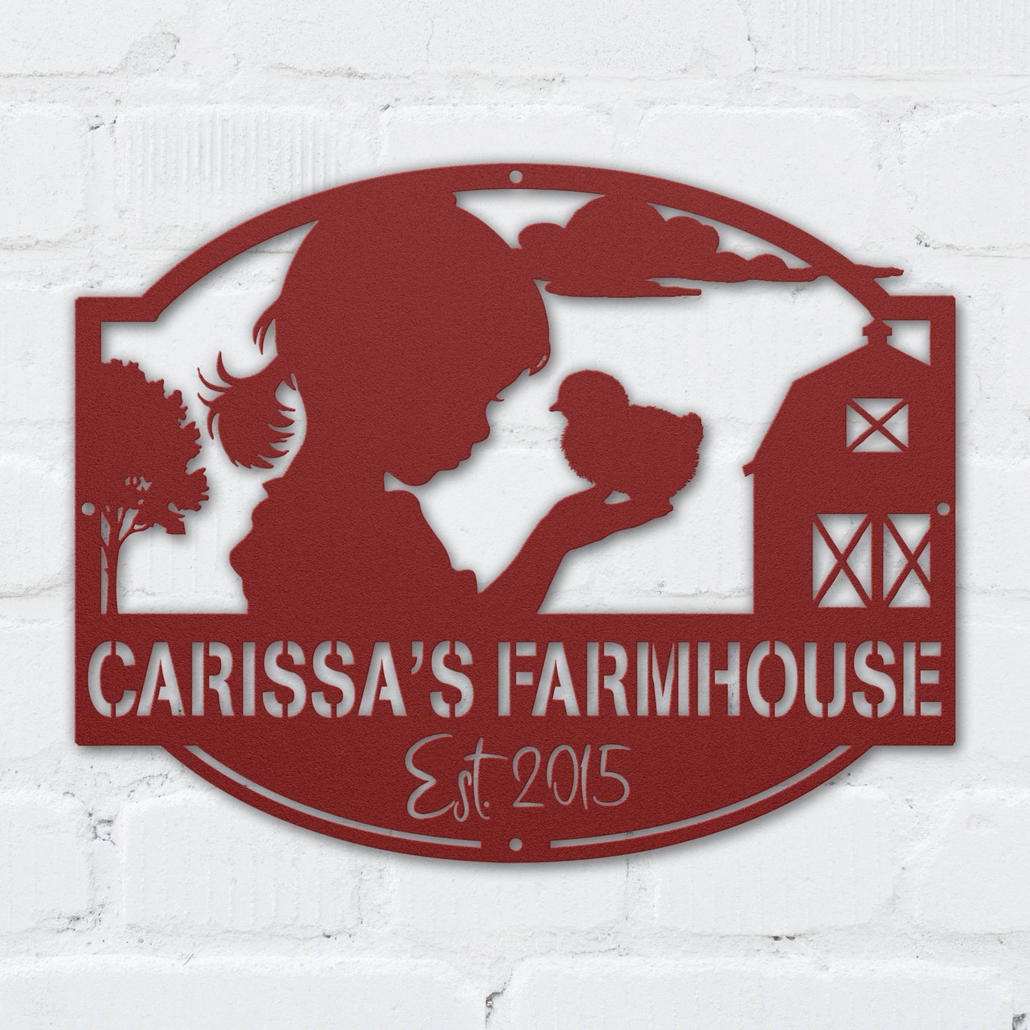 Farm Girl And Chick - MISSIRON