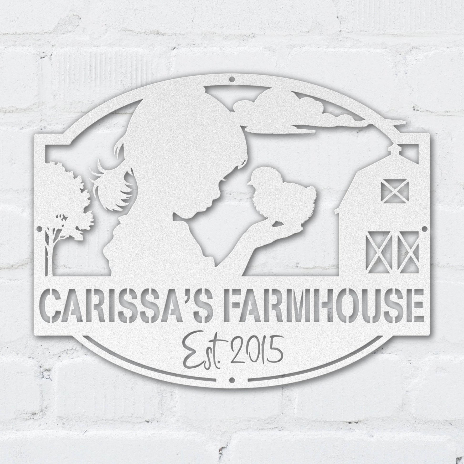 Farm Girl And Chick - MISSIRON