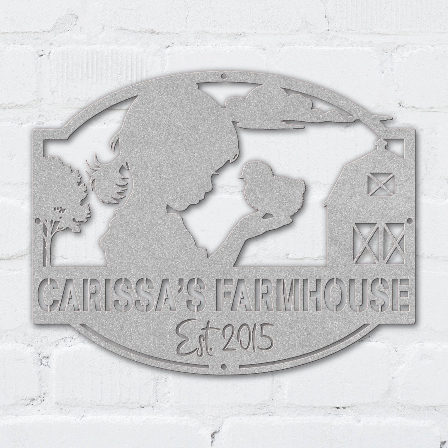 Farm Girl And Chick - MISSIRON