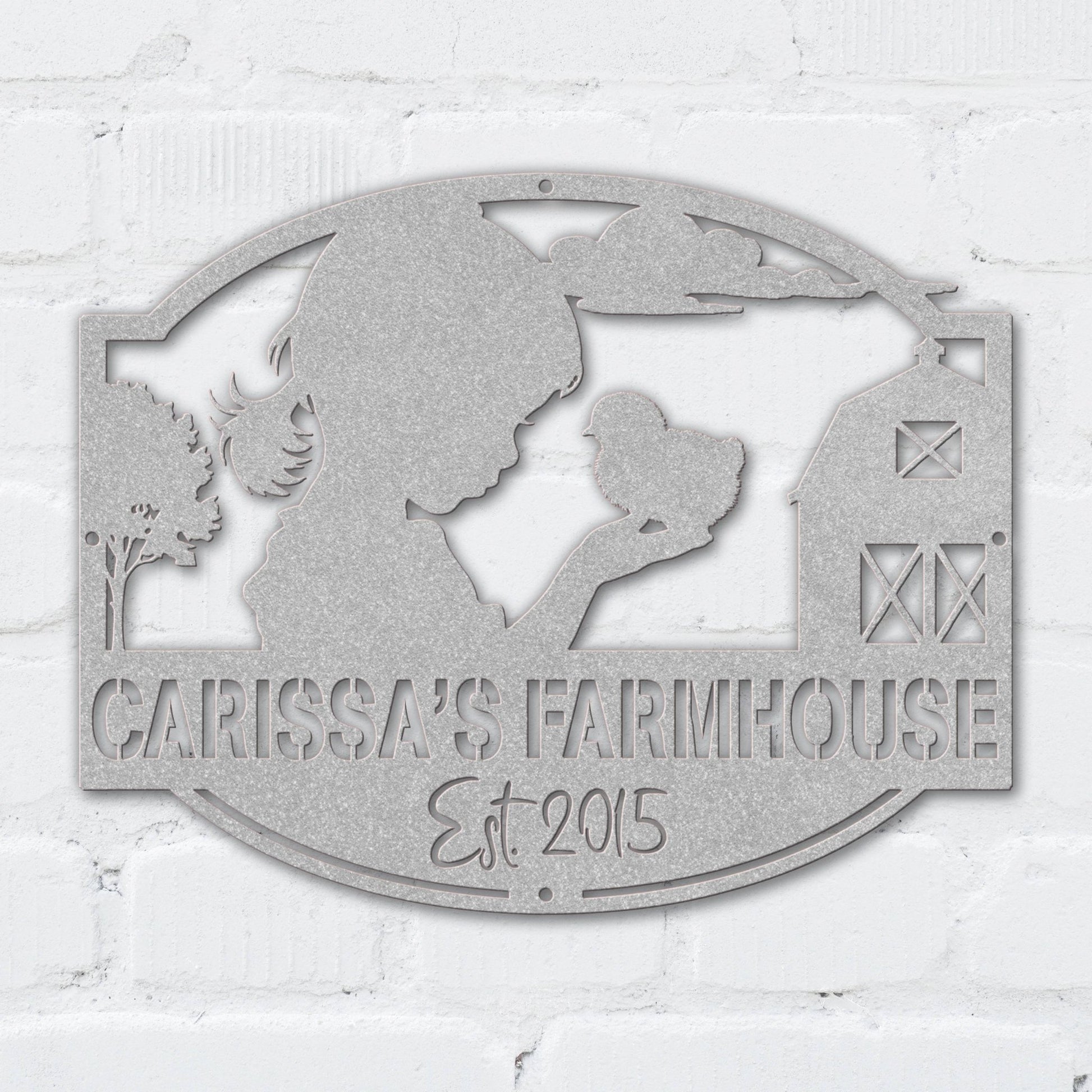 Farm Girl And Chick - MISSIRON