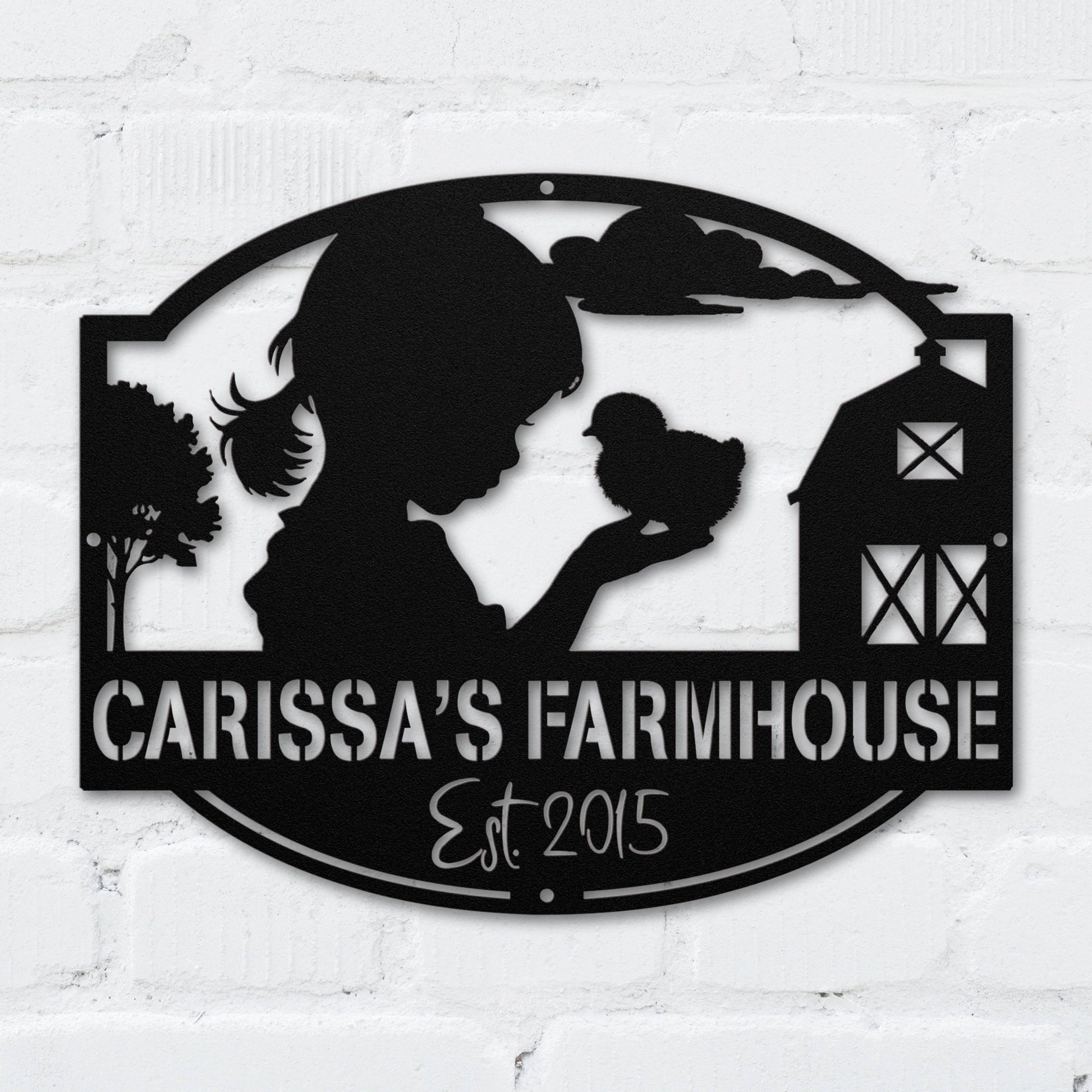 Farm Girl And Chick - MISSIRON