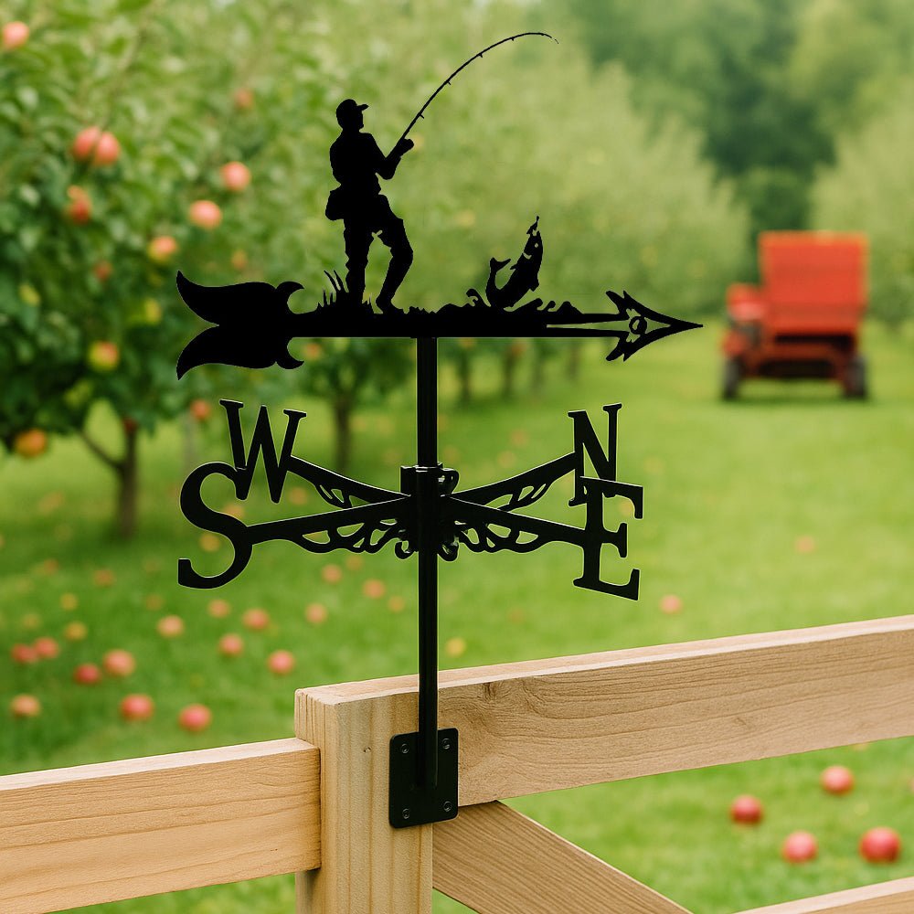 Fishing Stainless Steel Weathervane - MISSIRON