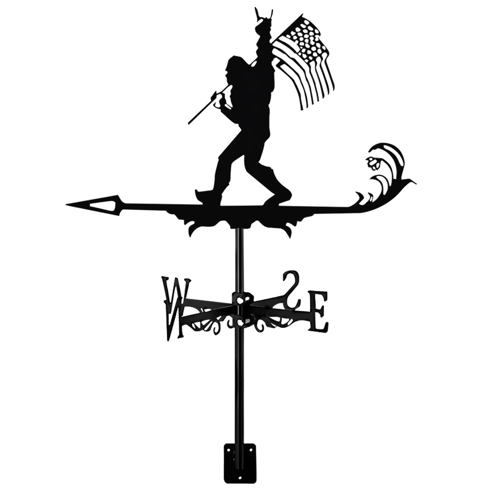 Flag Bigfoot Stainless Steel Weathervane - MISSIRON