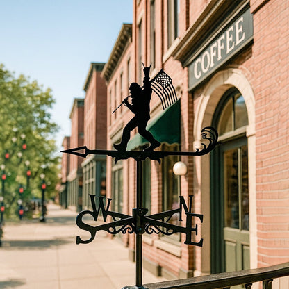 Flag Bigfoot Stainless Steel Weathervane - MISSIRON