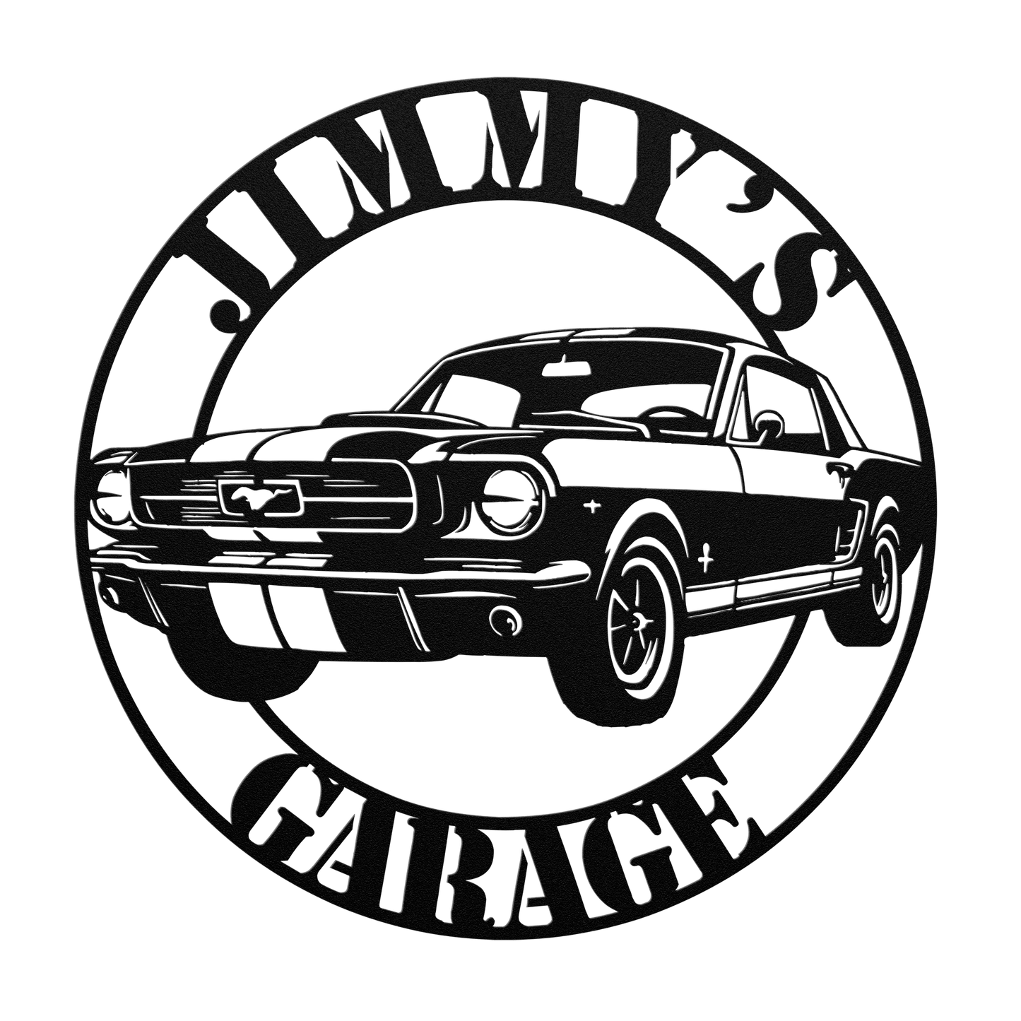 Ford Mustang Metal Sign - MISSIRON