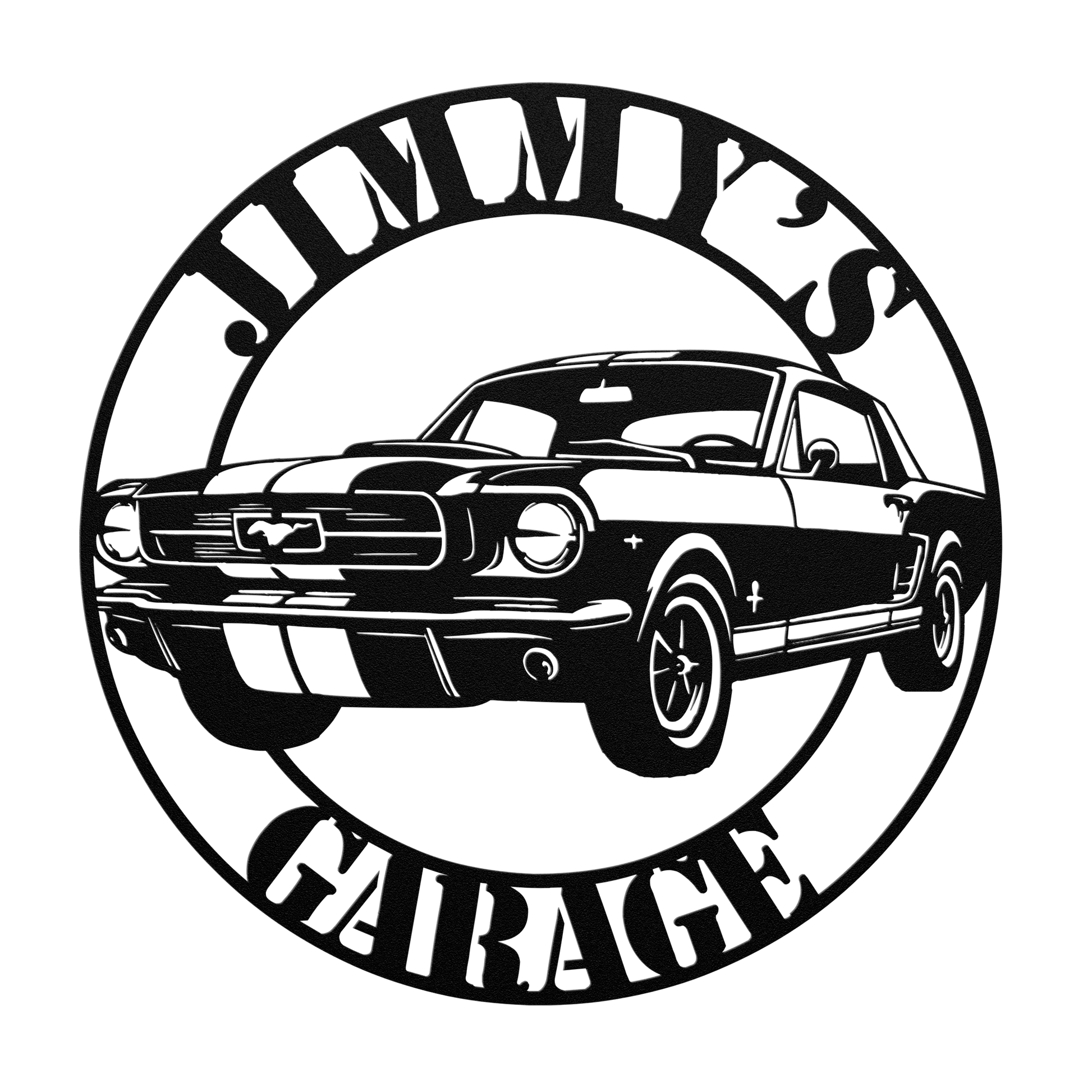 Ford Mustang Metal Sign - MISSIRON