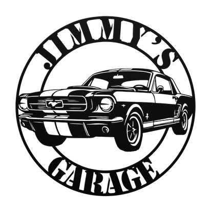 Ford Mustang Metal Sign - MISSIRON