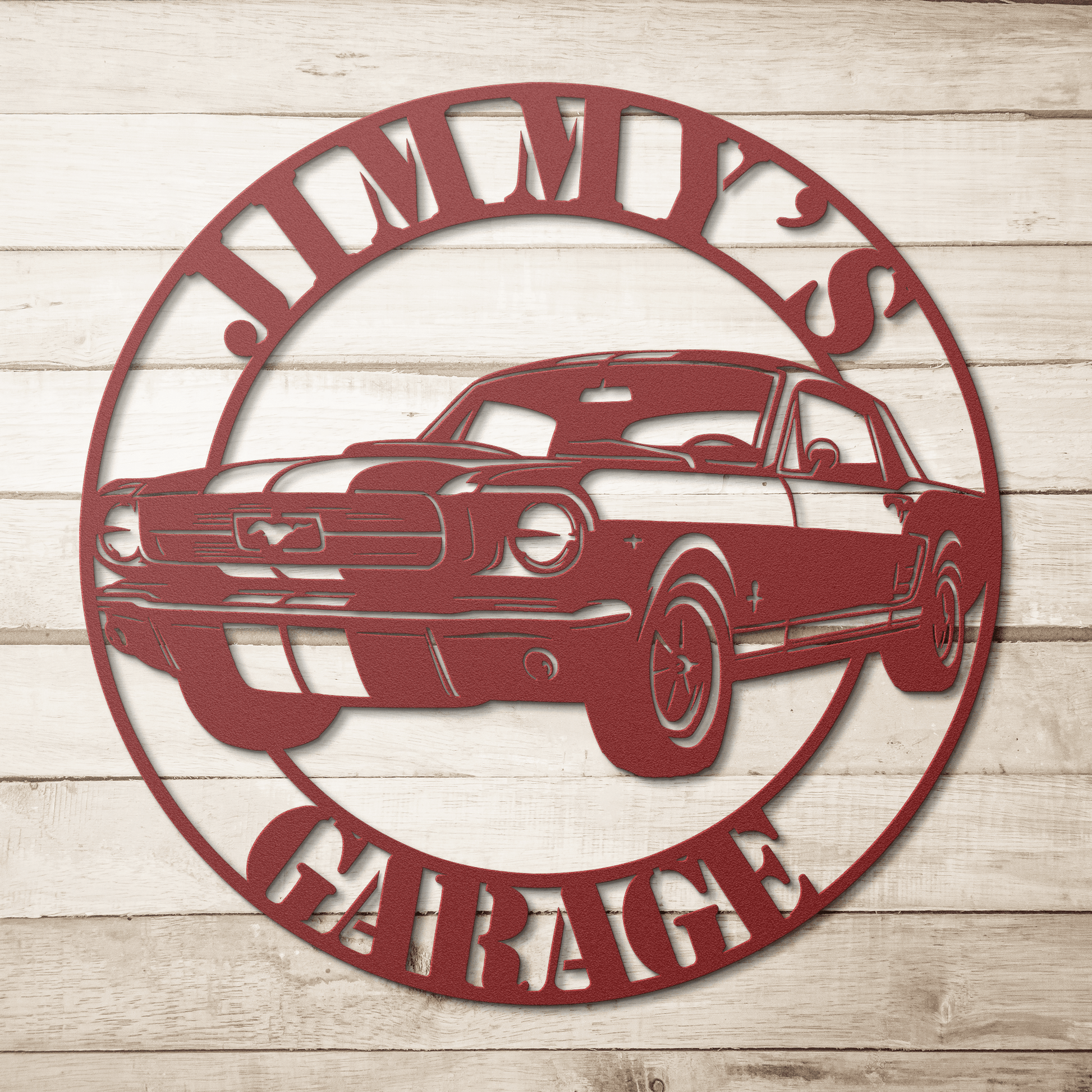 Ford Mustang Metal Sign - MISSIRON