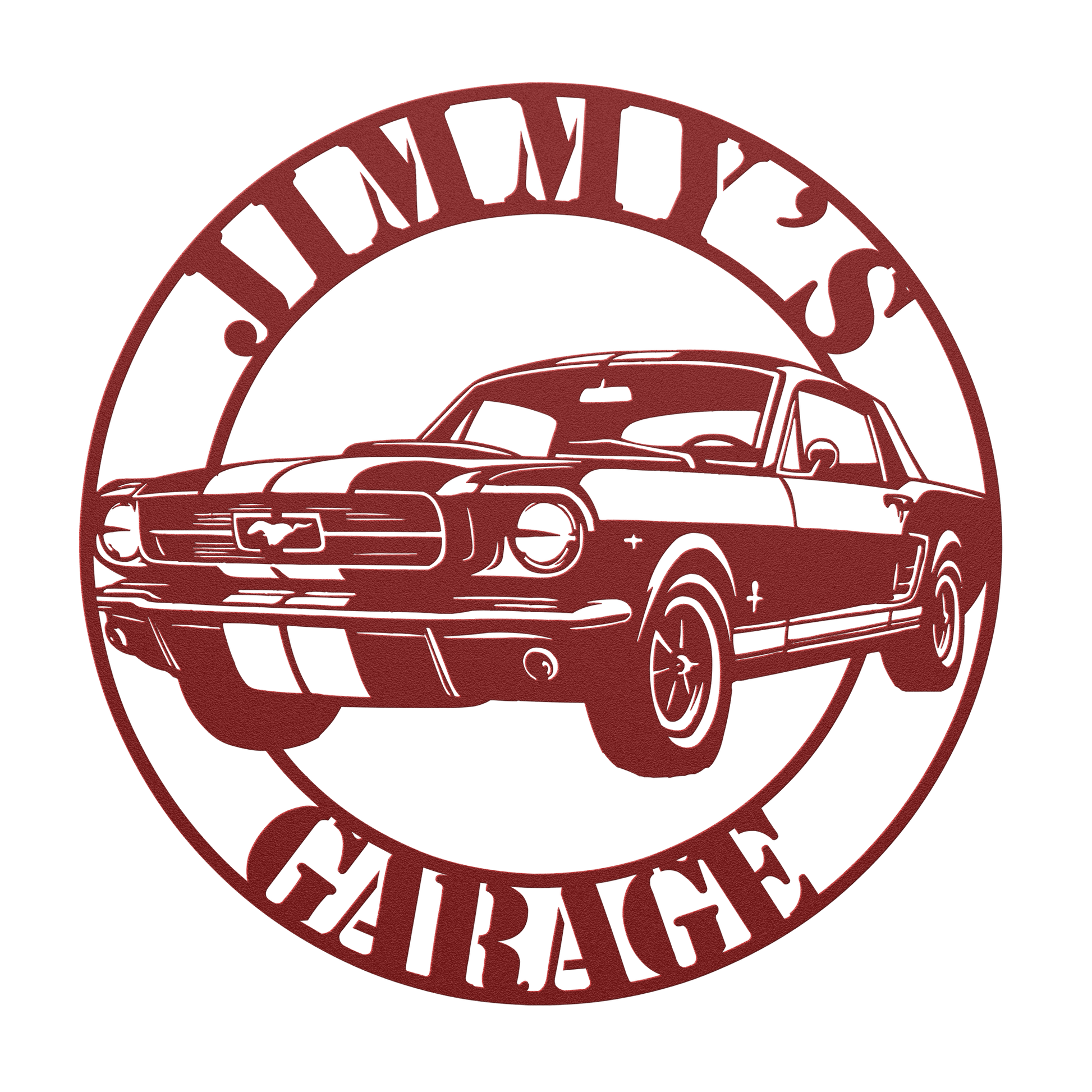 Ford Mustang Metal Sign - MISSIRON