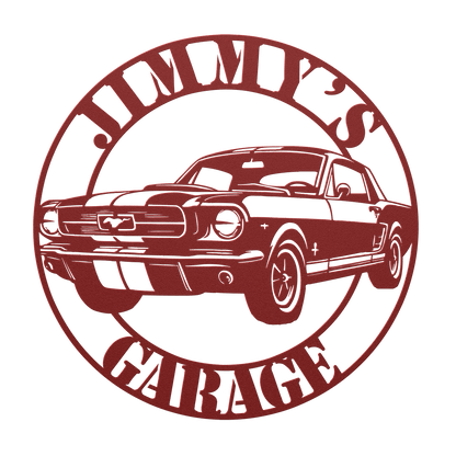 Ford Mustang Metal Sign - MISSIRON