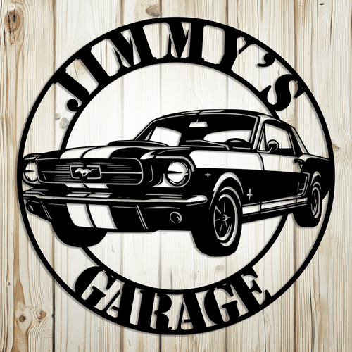 Ford Mustang Metal Sign - MISSIRON