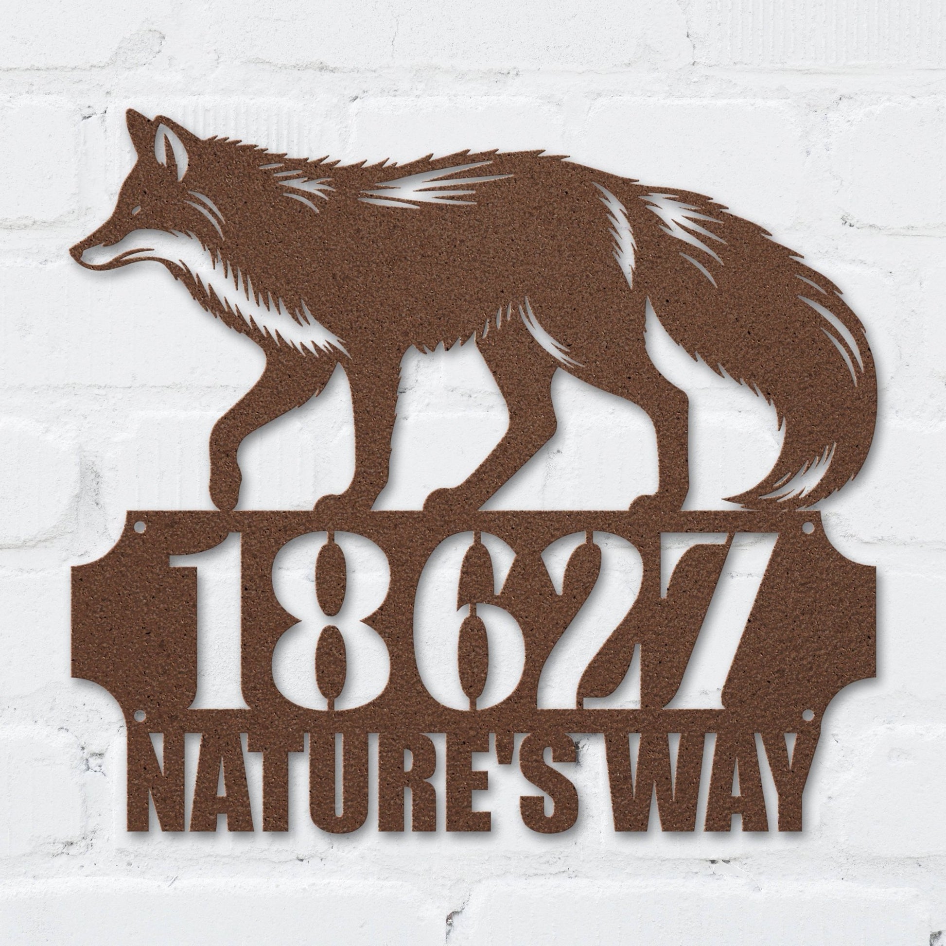 Foxy Address Sign - MISSIRON