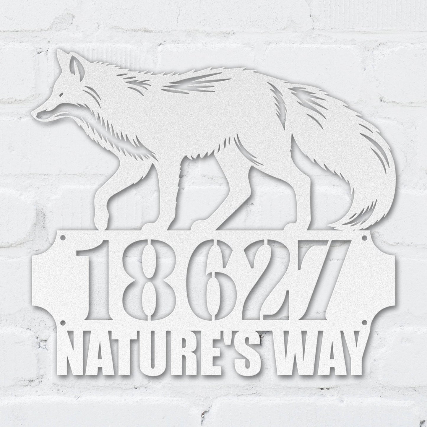 Foxy Address Sign - MISSIRON
