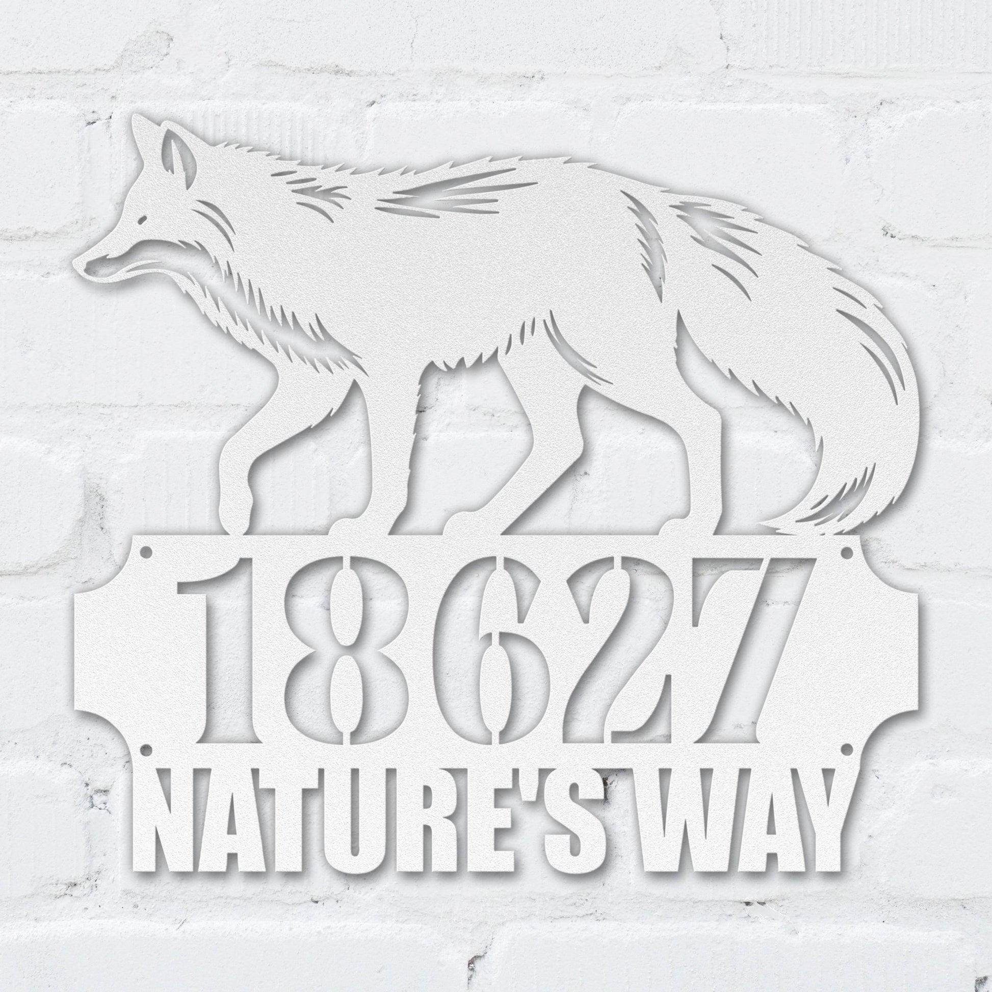 Foxy Address Sign - MISSIRON