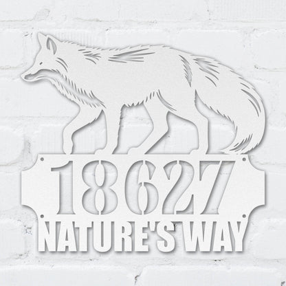 Foxy Address Sign - MISSIRON