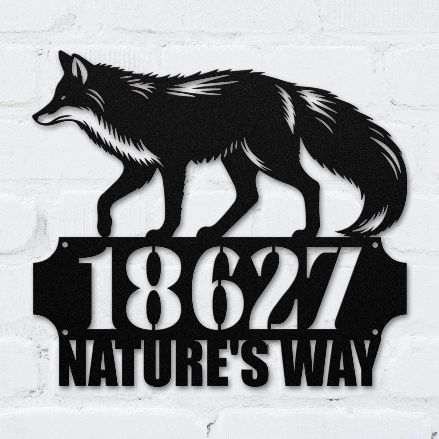 Foxy Address Sign - MISSIRON