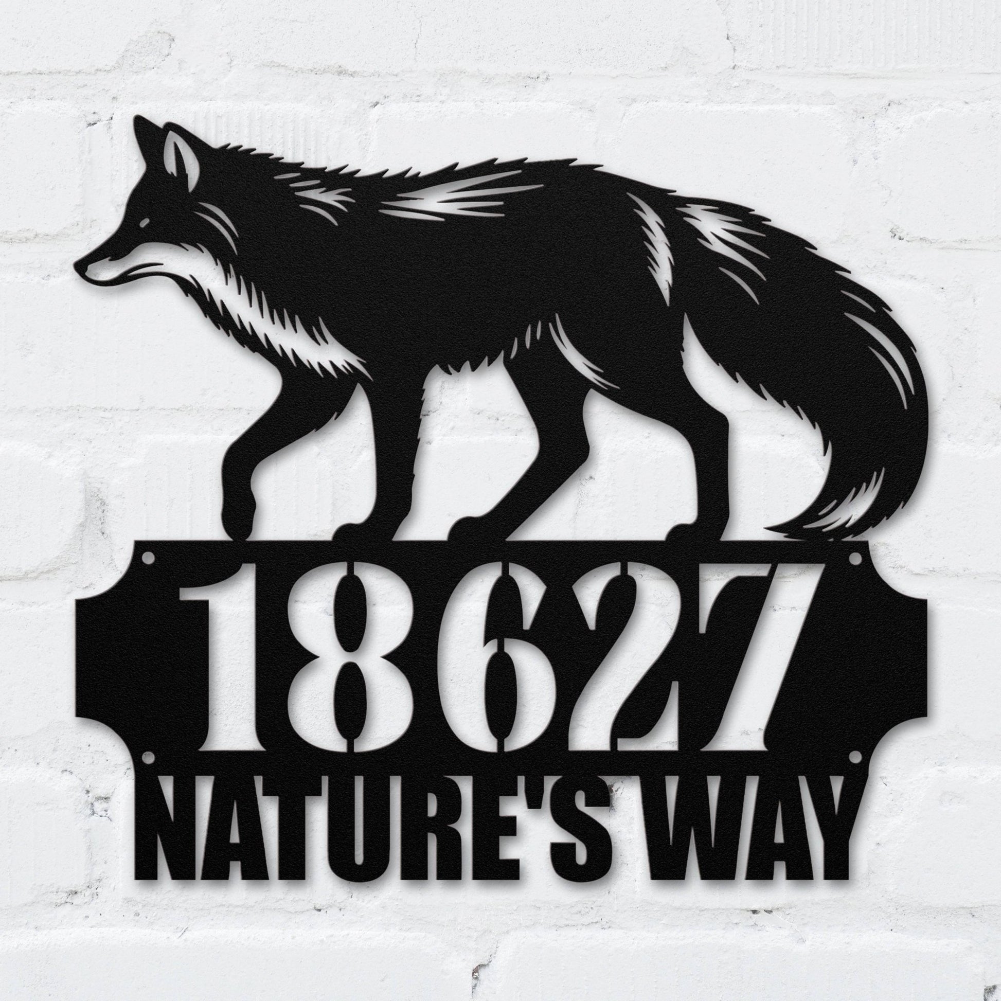 Foxy Address Sign - MISSIRON