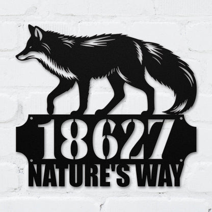 Foxy Address Sign - MISSIRON