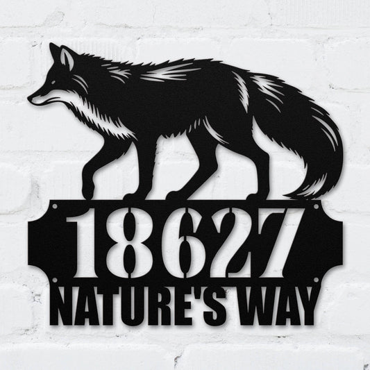 Foxy Address Sign - MISSIRON