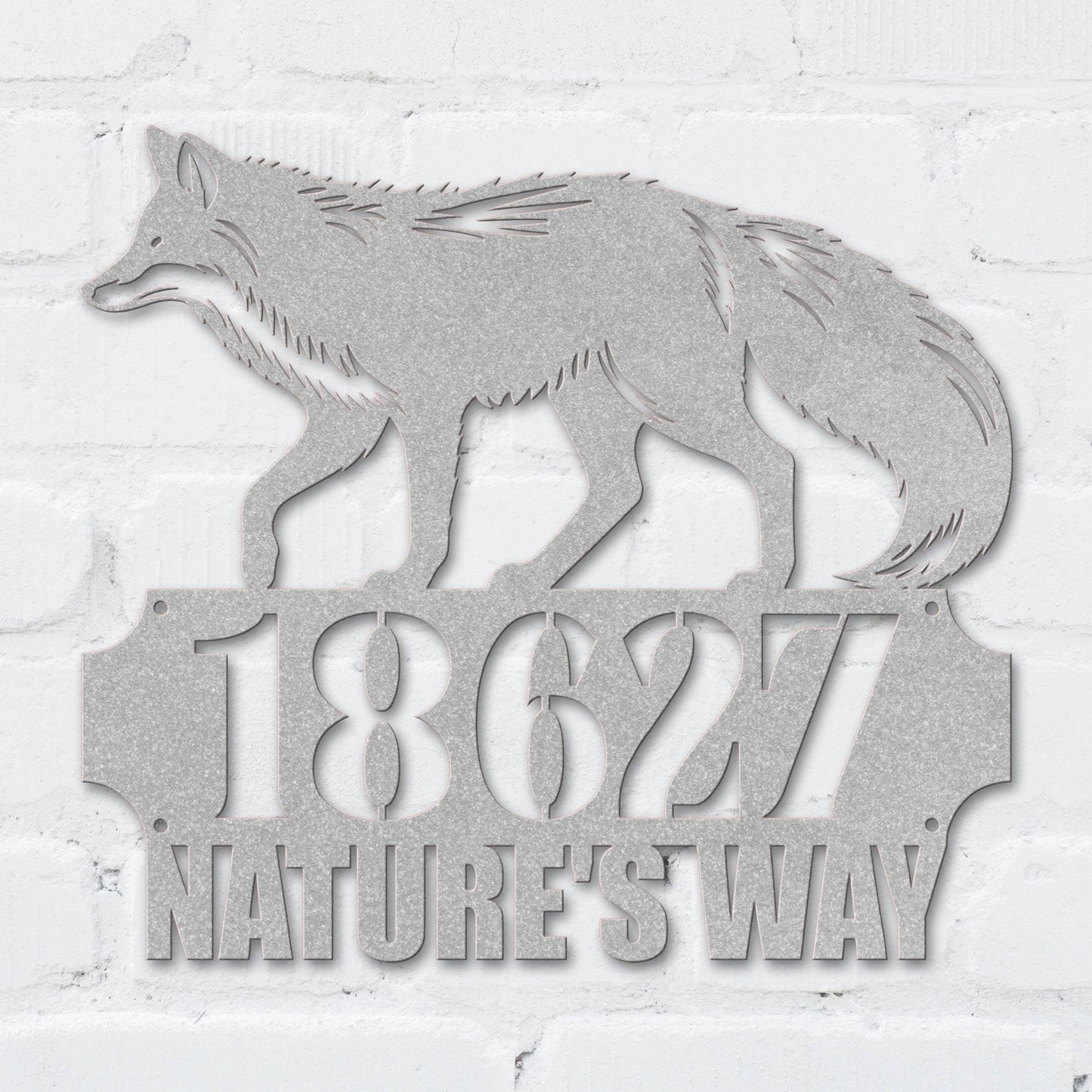 Foxy Address Sign - MISSIRON